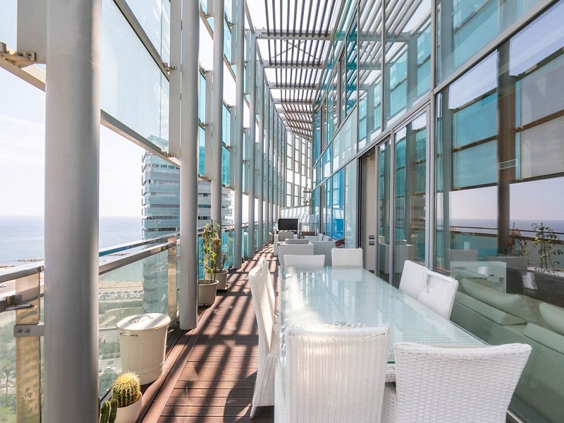 Penthouse with Terrace, Jacuzzi and Sea Views in Diagonal Mar, Barcelona. Photo:  10