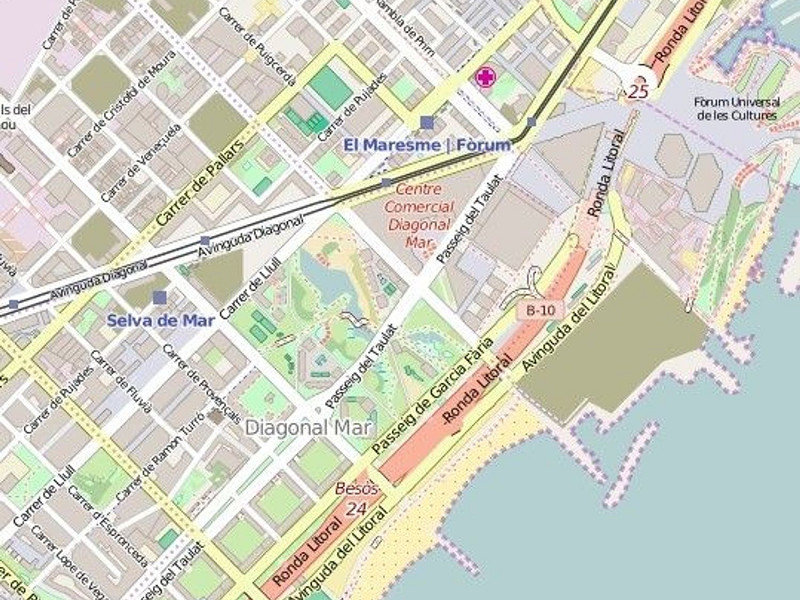 Элитный пентхаус с панорамной террасой на первой линии моря в Диагональ Мар, Барселона. Фото:  27