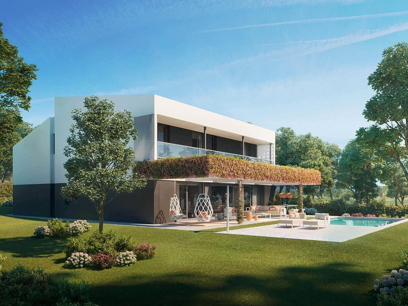 New-Build Villa on the Front Line of the Golf Course with Contemporary Design in La Roca del Valles, Barcelona