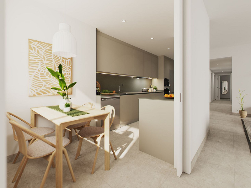 Современные квартиры высокого класса в жилом комплексе, находящемся в стадии строительства, в Оспиталет-де-Льобрегат, Барселона. Фото:  5