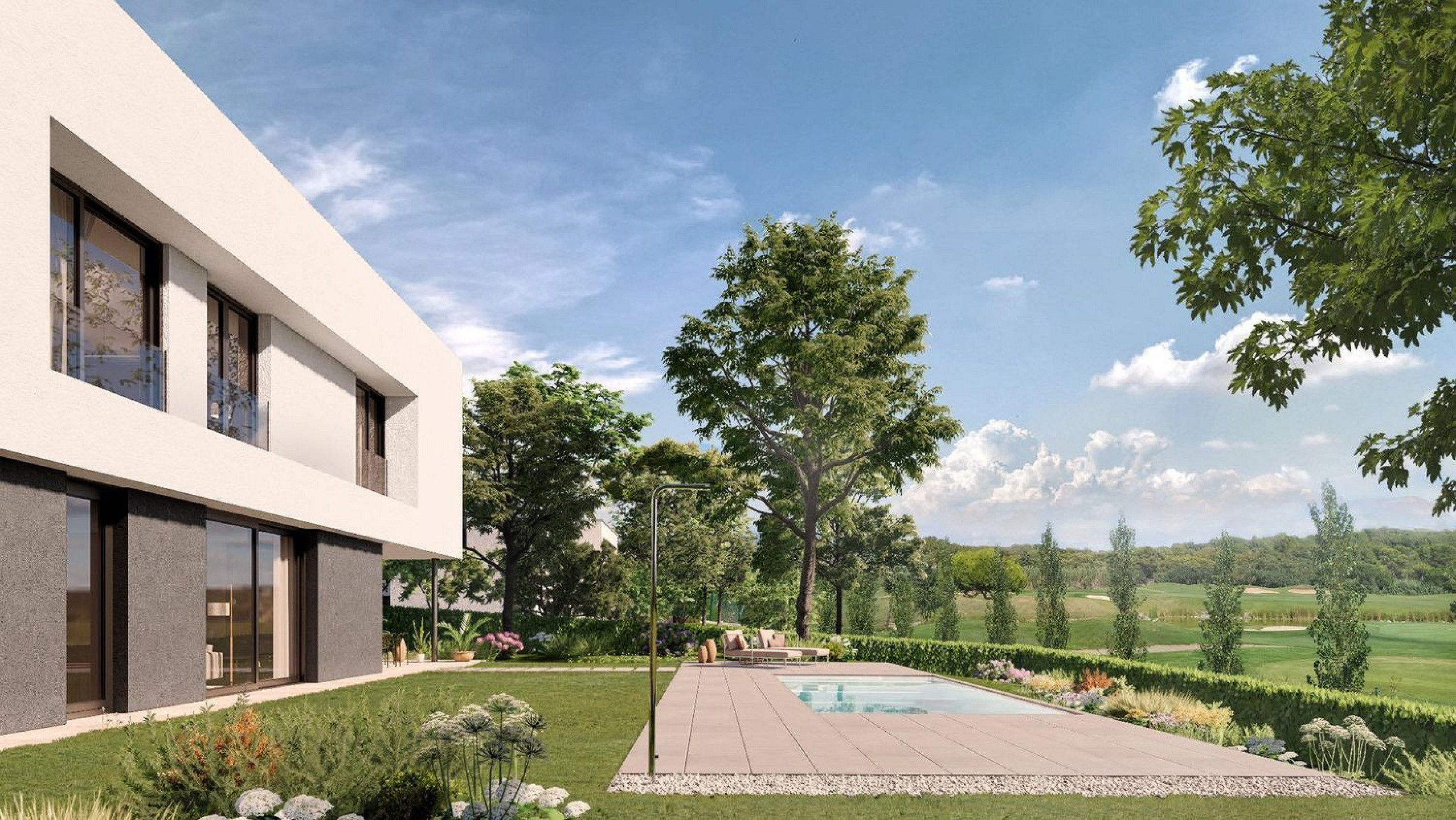 Villa de obra nueva junto al campo de golf en La Roca del Valles, Barcelona