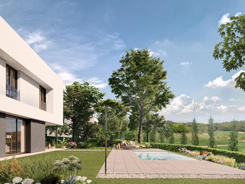 Villa de obra nueva junto al campo de golf en La Roca del Valles, Barcelona