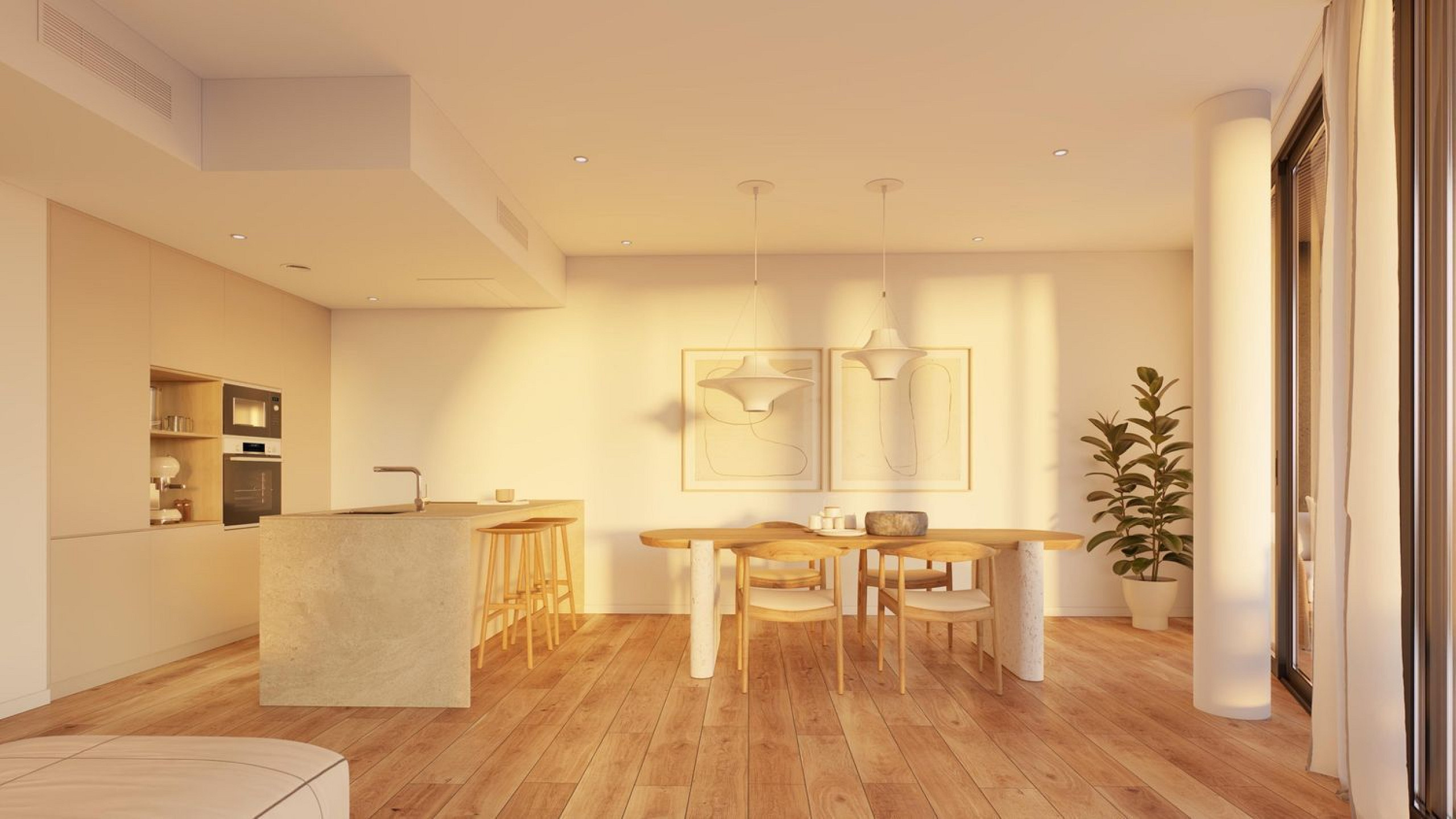 Новый жилой комплекс с видом на море в Калонже, Коста-Брава