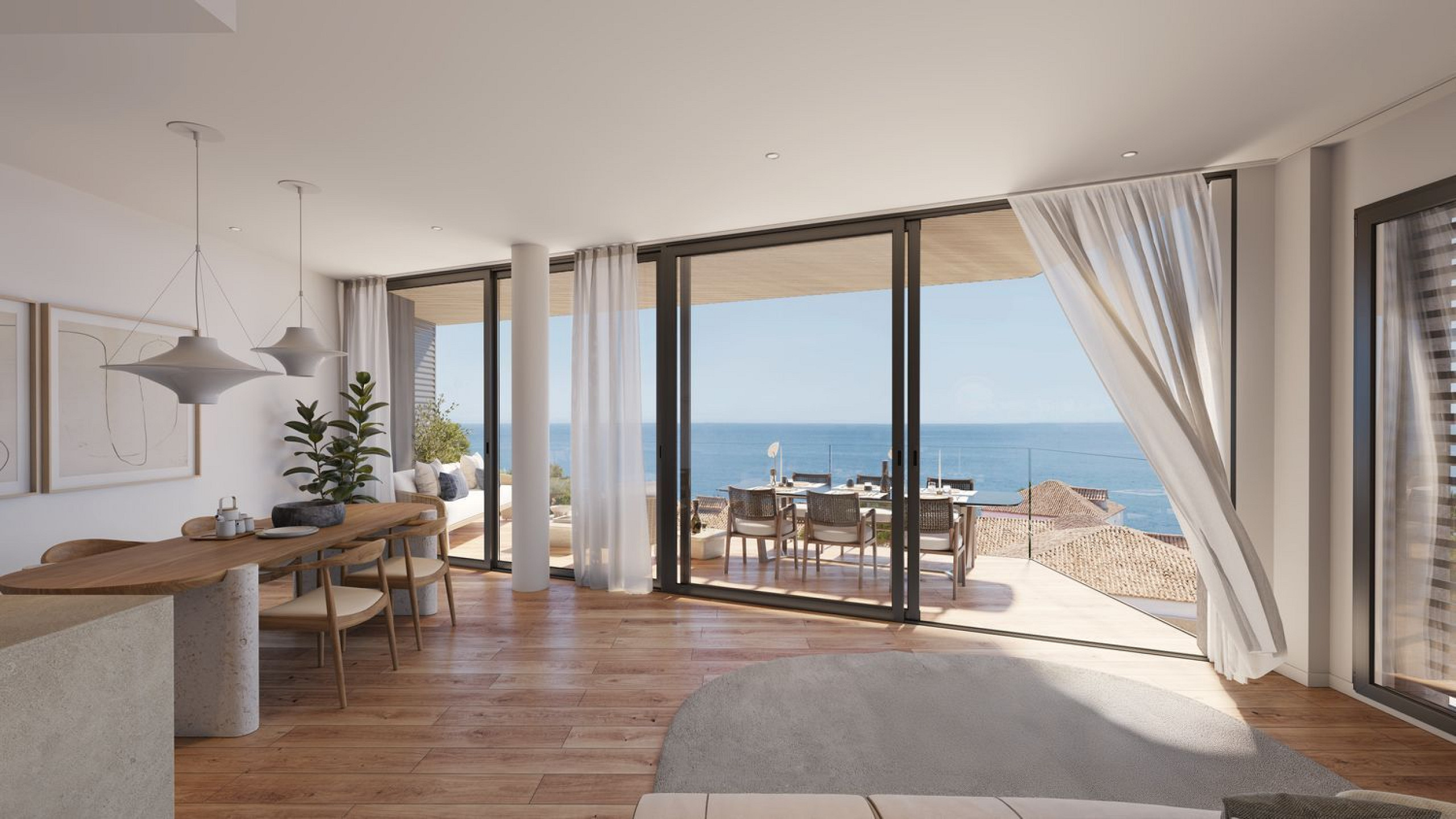 Новый жилой комплекс с видом на море в Калонже, Коста-Брава