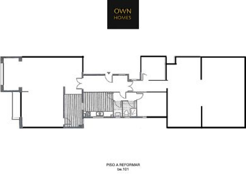 Elegante propiedad en finca clásica para reforma integral en Sant Gervasi – Galvany, Barcelona. Foto:  23