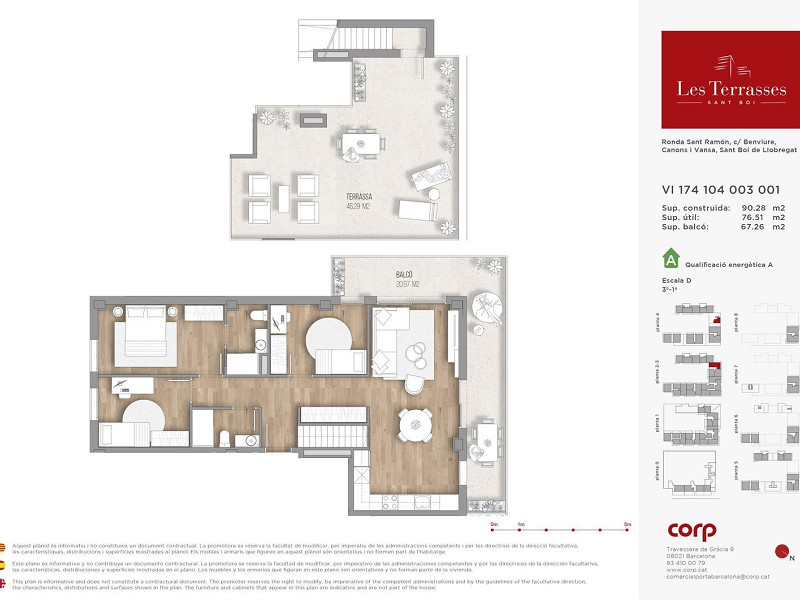 Новостройки с террасами, бассейном и общими зонами в Сант-Бой-де-Льобрегатю Барселона. Фото:  3