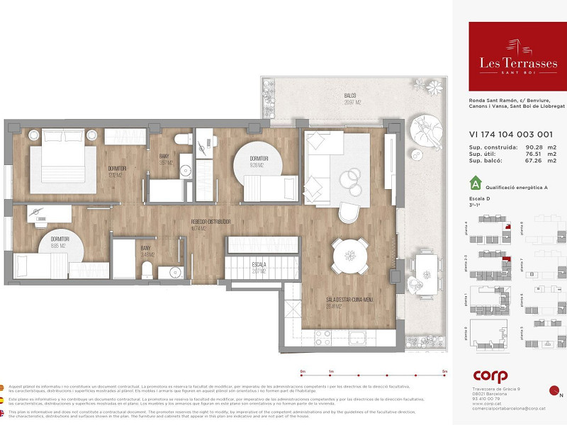 Новостройки с террасами, бассейном и общими зонами в Сант-Бой-де-Льобрегатю Барселона. Фото:  4