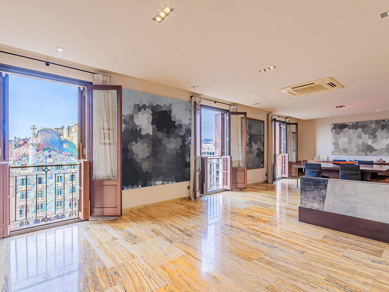 Vivienda con vistas directas a Casa Batlló en el Passeig de Gracia, Barcelona. Foto:  2