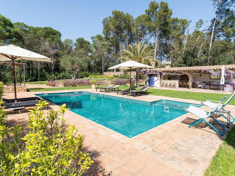 Magnificent old stone mansion in the picturesque mountainous area of Vulpellac in the province of Girona. Photo:  4