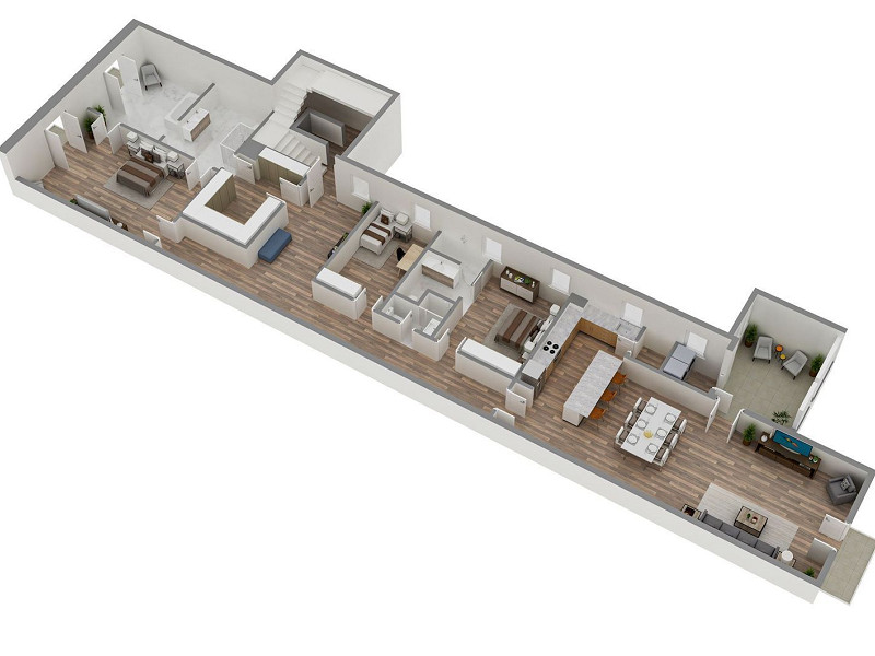 Renovated apartment with gallery and high ceilings near Arc de Triomf, Barcelona. Photo:  14