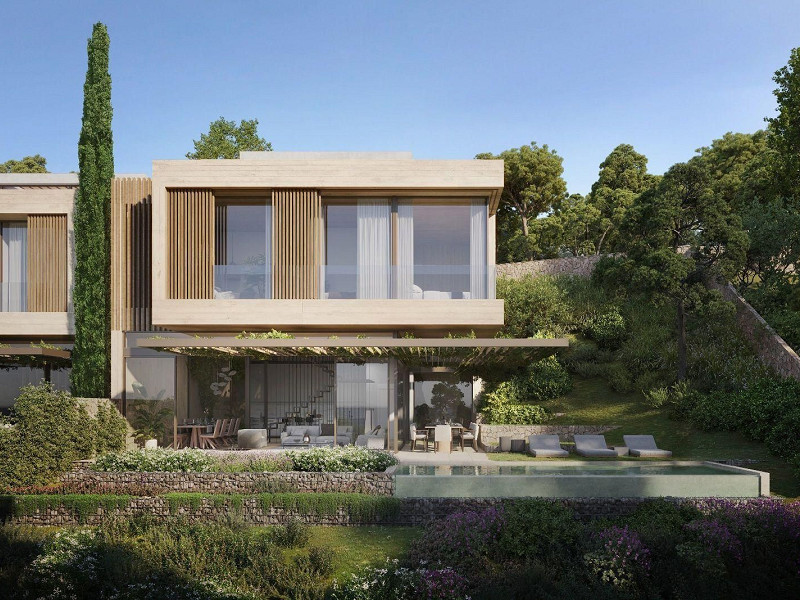 New-build semi-detached house with sea views in Aiguaxelida, Tamariu