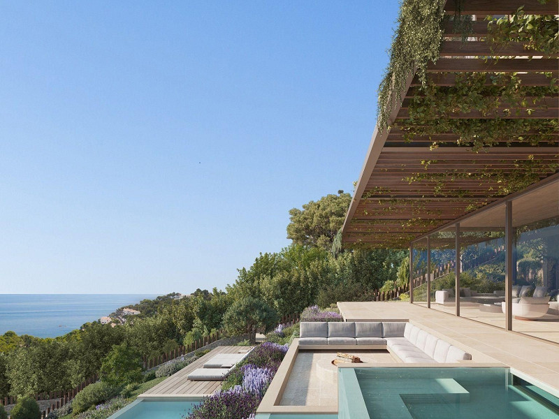 New-build semi-detached house with sea views in Aiguaxelida, Tamariu. Photo:  7