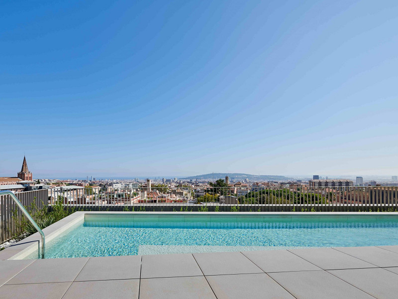 Apartments in a new residential complex in Sarria, Barcelona. Photo:  1