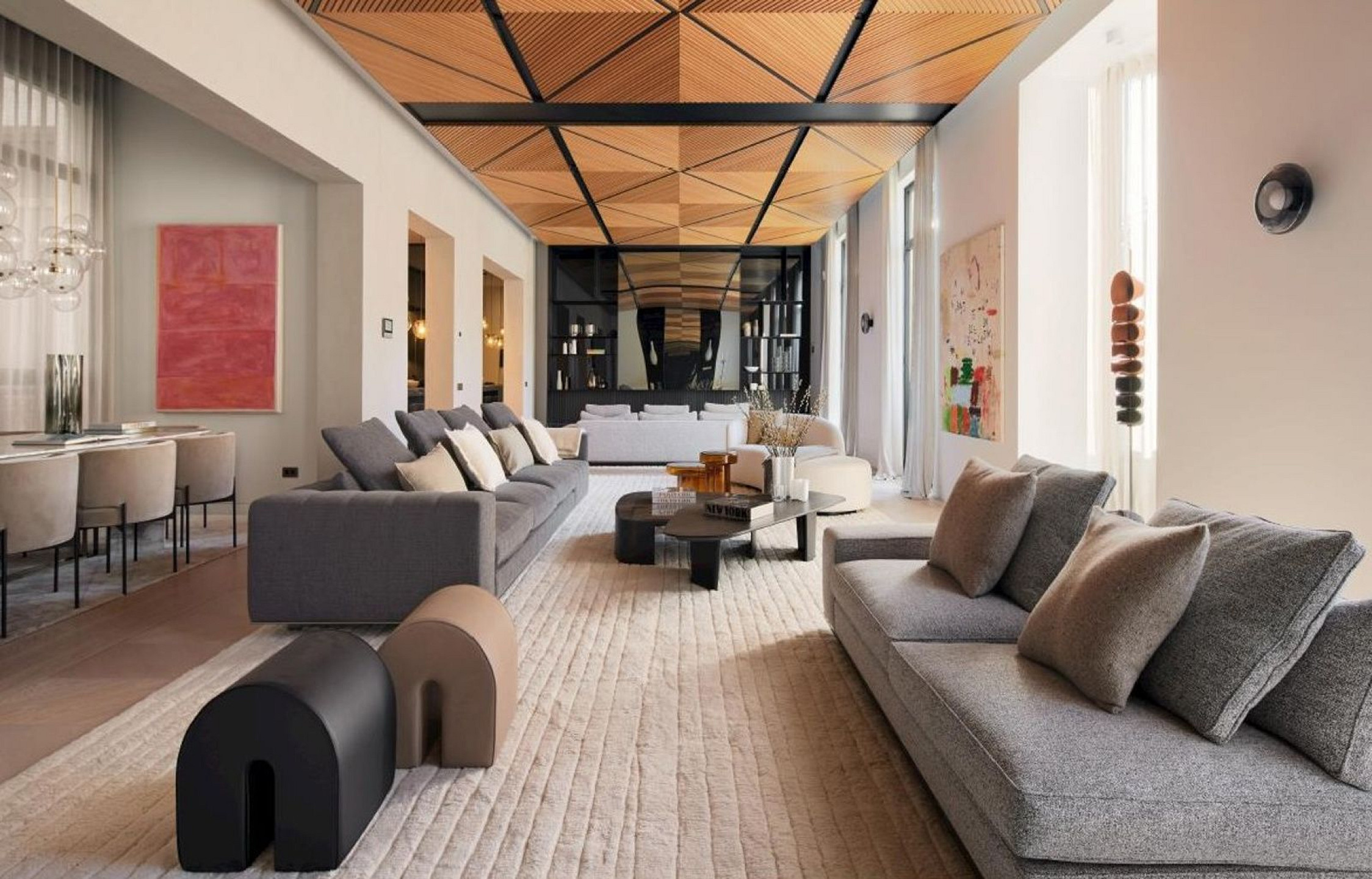 Роскошная квартира с видом на Passeig de Gracia, Барселона