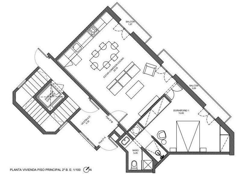 Отремонтированная квартира с балконами в районе Эшампле Эскерра, Барселона. Фото:  18