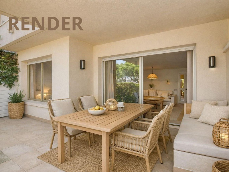 Квартира на первом этаже с садом и видом на море в La Volta d’Ametller, Коста-Брава. Фото:  7