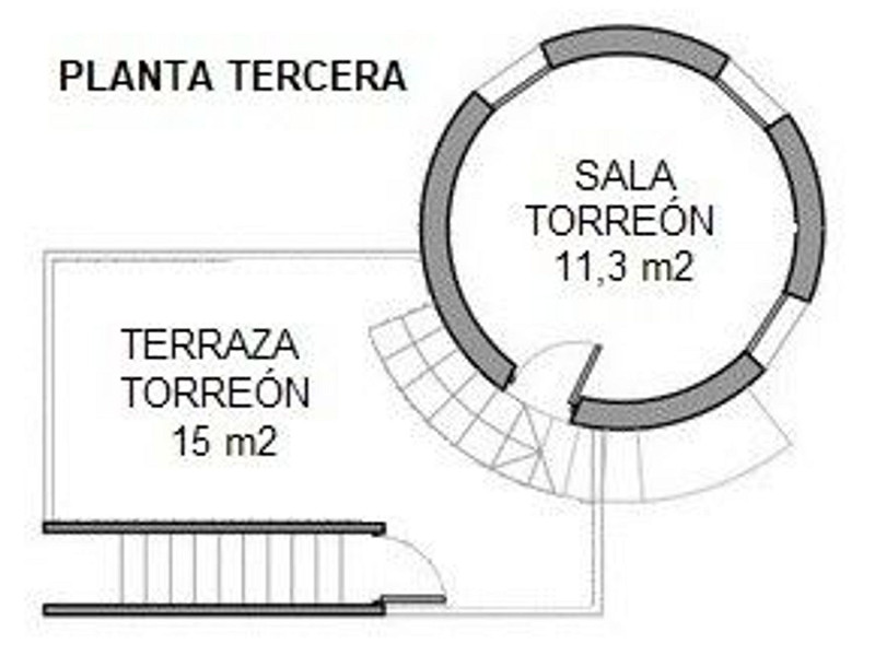 Дом Casa Torreón на берегу моря с панорамным видом, Ситжес. Фото:  37