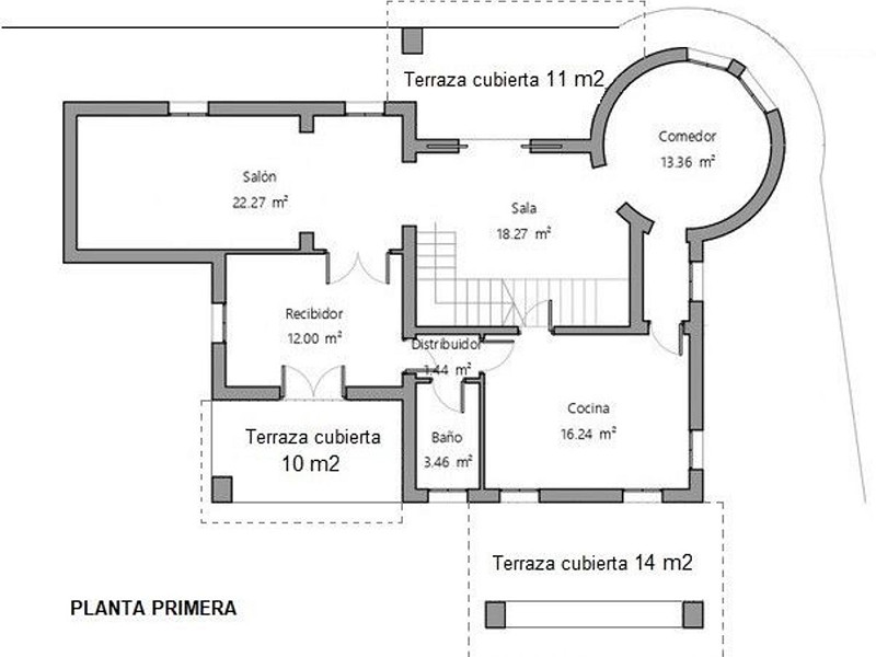Дом Casa Torreón на берегу моря с панорамным видом, Ситжес. Фото:  41