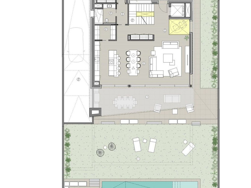 Современная энергоэффективная вилла с бассейном в Ла Плана, Ситжес. Фото:  12