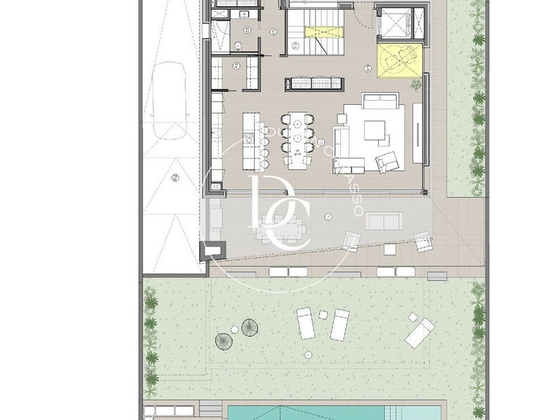 Современная энергоэффективная вилла с бассейном в Ла Плана, Ситжес. Фото:  27