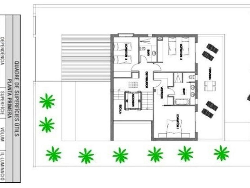 Современная строящаяся вилла с бассейном и видом на море в Ла Плана, Ситжес. Фото:  5