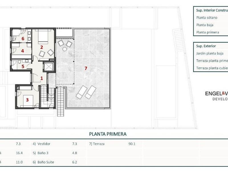 Новая современная вилла с видом на море, просторными террасами и гаражом в Ситжесе. Фото:  85