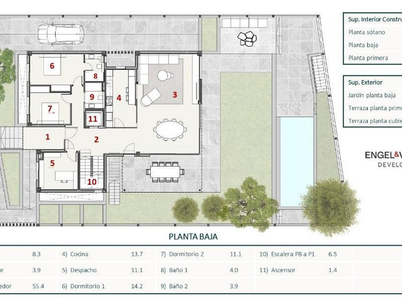Новая современная вилла с видом на море, просторными террасами и гаражом в Ситжесе. Фото:  86