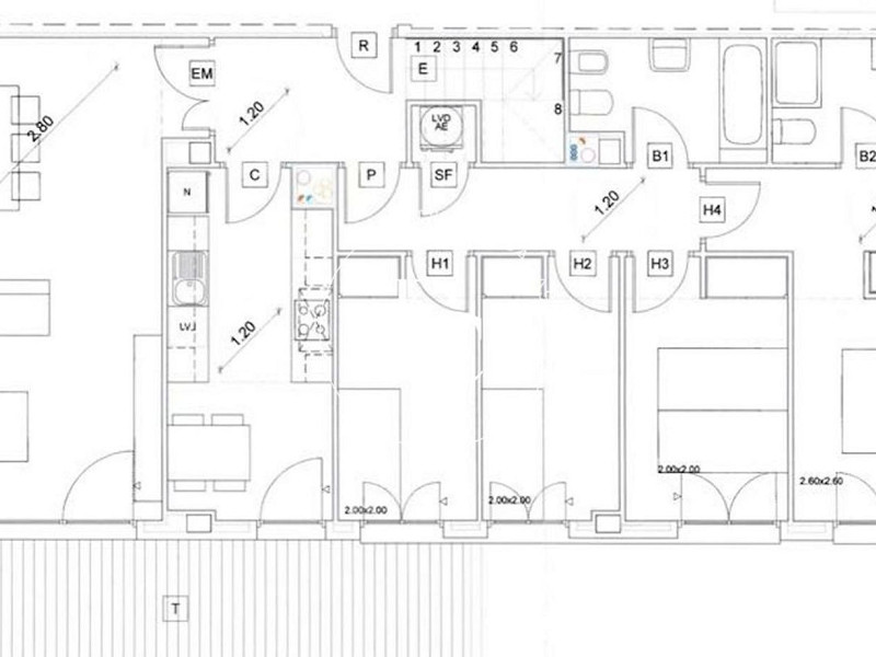 Двухуровневый пентхаус с видом на море в Ситжесе, Барселона. Фото:  52