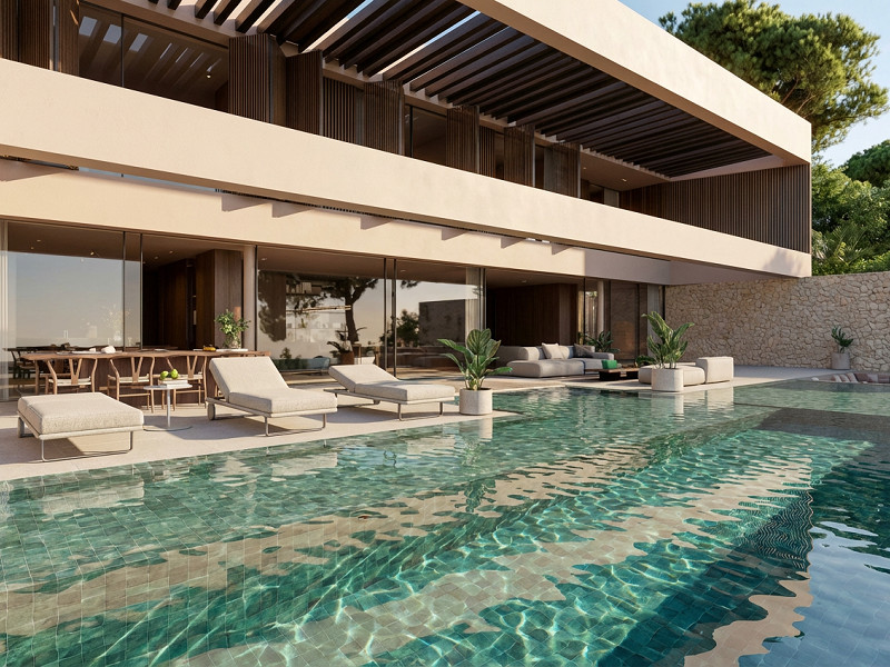 Элитная дизайнерская вилла с видом на море в Сант-Андреу-де-Льяванерас, Барселона. Фото:  7