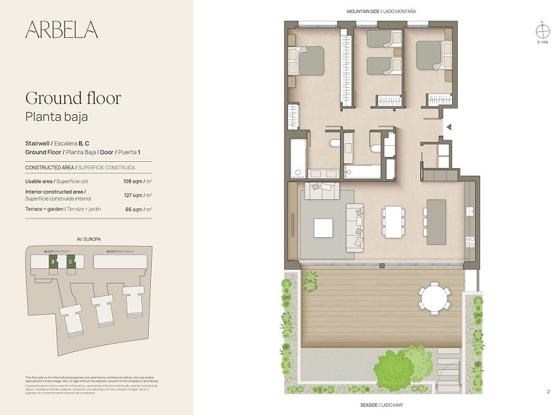 Апартаменты с видом на море и террасой в Гава-Мар – первая линия. Фото:  3