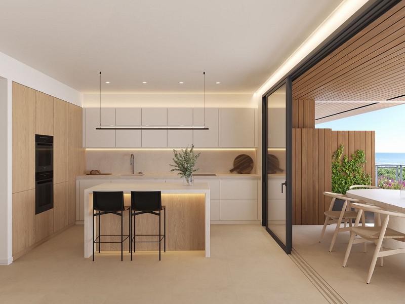 Апартаменты с видом на море и террасой в Гава-Мар – первая линия. Фото:  3