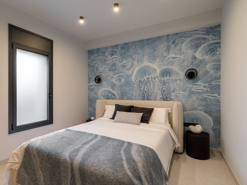 Modern new-build villa with sea views in Bellamar, Castelldefels. Photo:  16