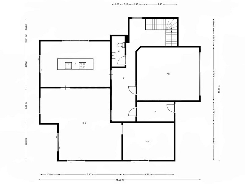 Эксклюзивный дом с садом и бассейном в Кан-Трабаль, рядом с гольф-клубом Сант-Кугат. Фото:  31