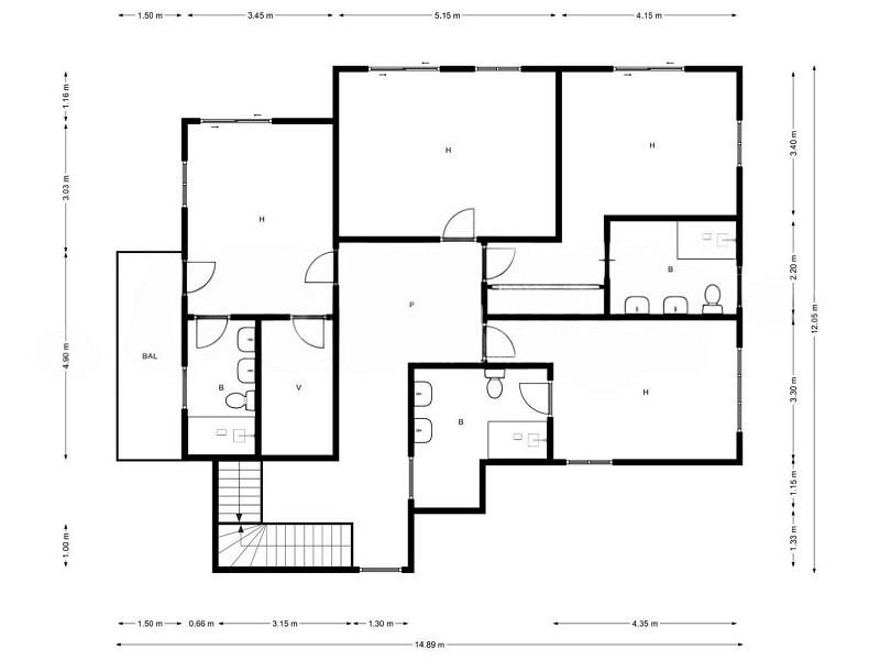 Эксклюзивный дом с садом и бассейном в Кан-Трабаль, рядом с гольф-клубом Сант-Кугат. Фото:  32