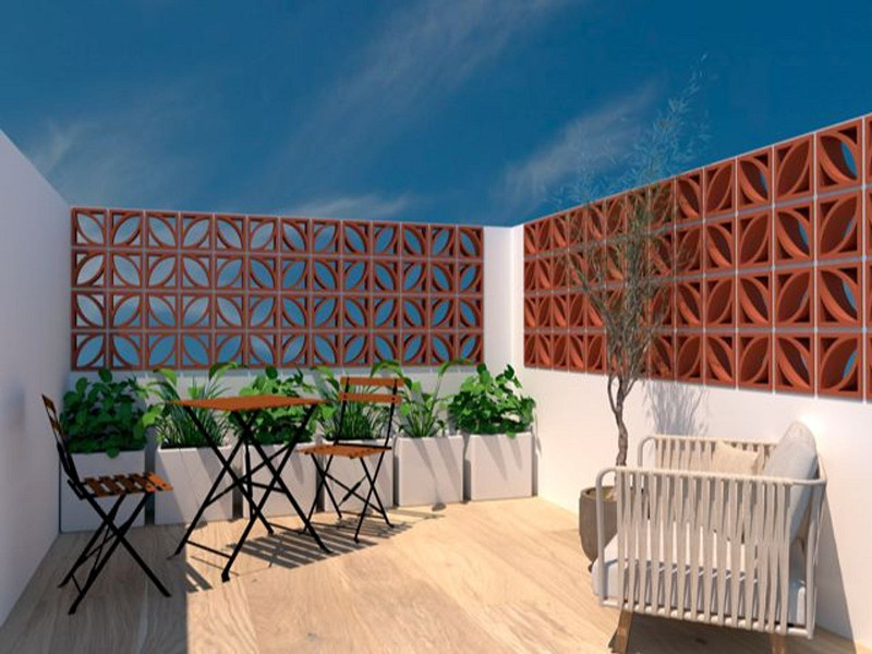 Bright Penthouse Studio with Terrace in La Font de la Guatlla, Barcelona. Photo:  2