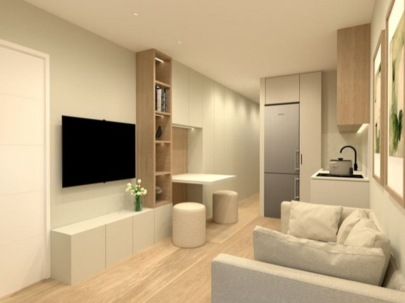 Bright Penthouse Studio with Terrace in La Font de la Guatlla, Barcelona. Photo:  5