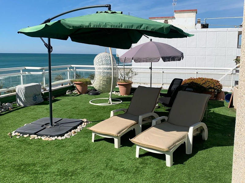 Светлая квартира с видом на море в Эль-Мас-Мель, Калафель. Фото:  2