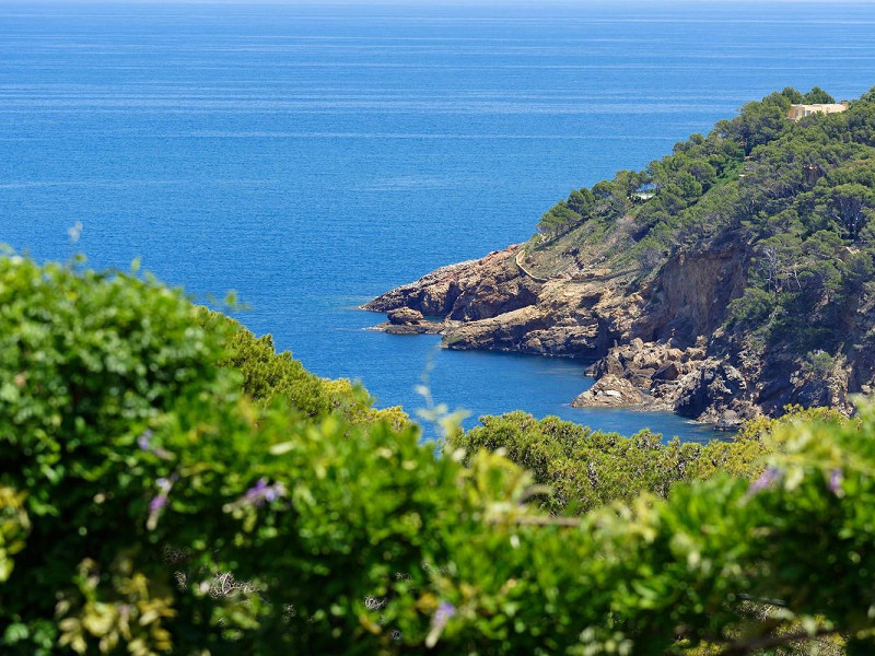 Каменный дом с бассейном и видом на море в Са-Риера, Коста-Брава. Фото:  12