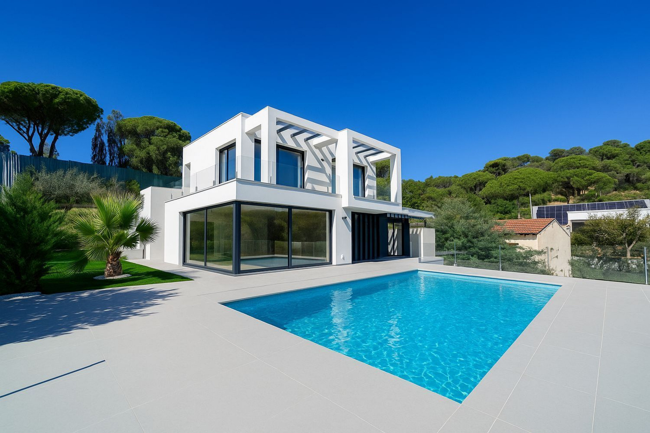 Современная вилла с видом на море в Els Pinars, Lloret de Mar, Коста-Брава