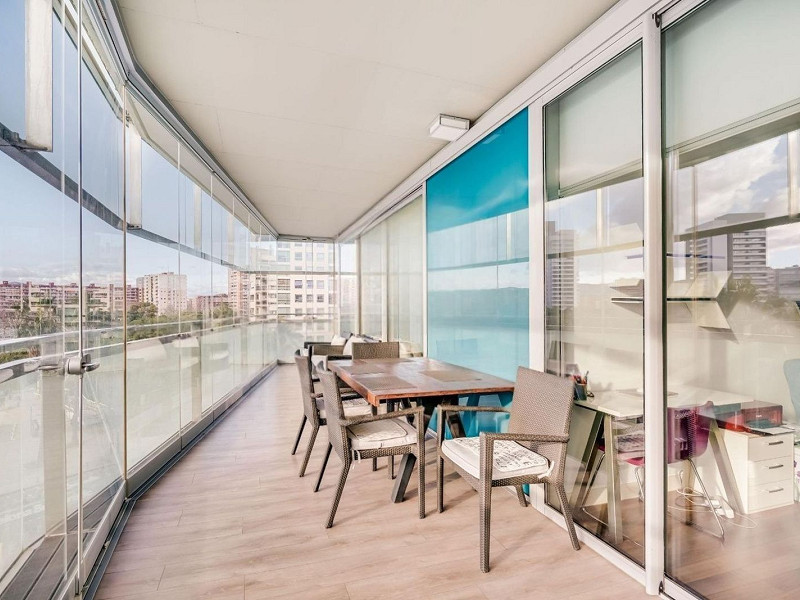 Exclusive apartment with large terrace by the sea in Diagonal Mar, Barcelona. Photo:  6
