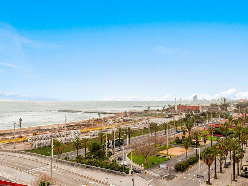 Modern and bright apartment with terrace in Diagonal Mar, Barcelona. Photo:  2