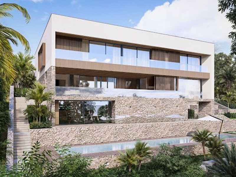 Plot with Sea Views and Approved Project for Two Luxury Detached Villas in Sitges. Photo:  3