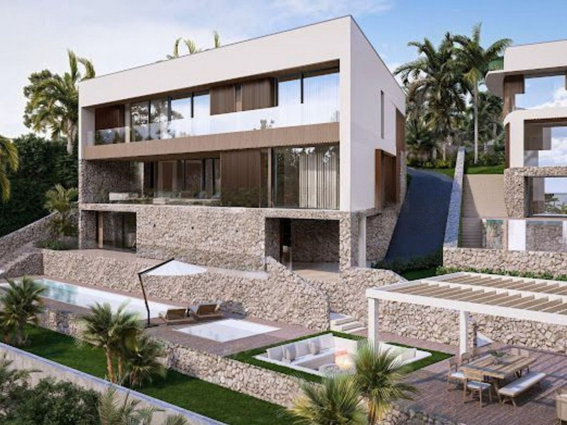 Plot with Sea Views and Approved Project for Two Luxury Detached Villas in Sitges. Photo:  5