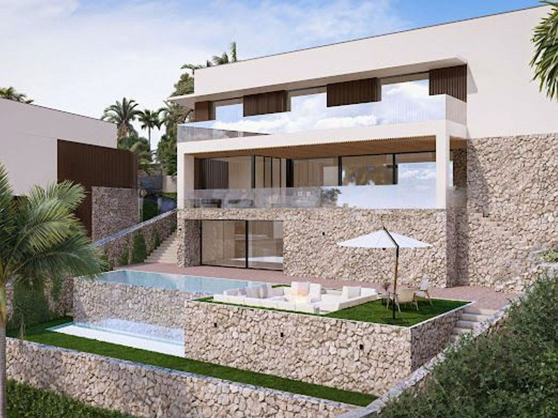 Plot with Sea Views and Approved Project for Two Luxury Detached Villas in Sitges. Photo:  6