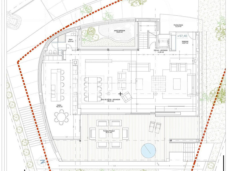 Plot with Sea Views and Approved Project for Two Luxury Detached Villas in Sitges. Photo:  11