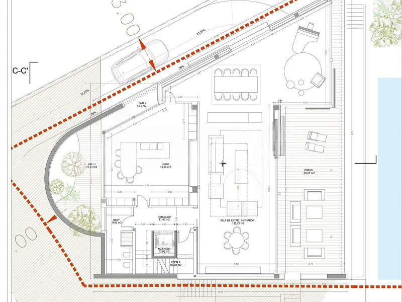 Plot with Sea Views and Approved Project for Two Luxury Detached Villas in Sitges. Photo:  12