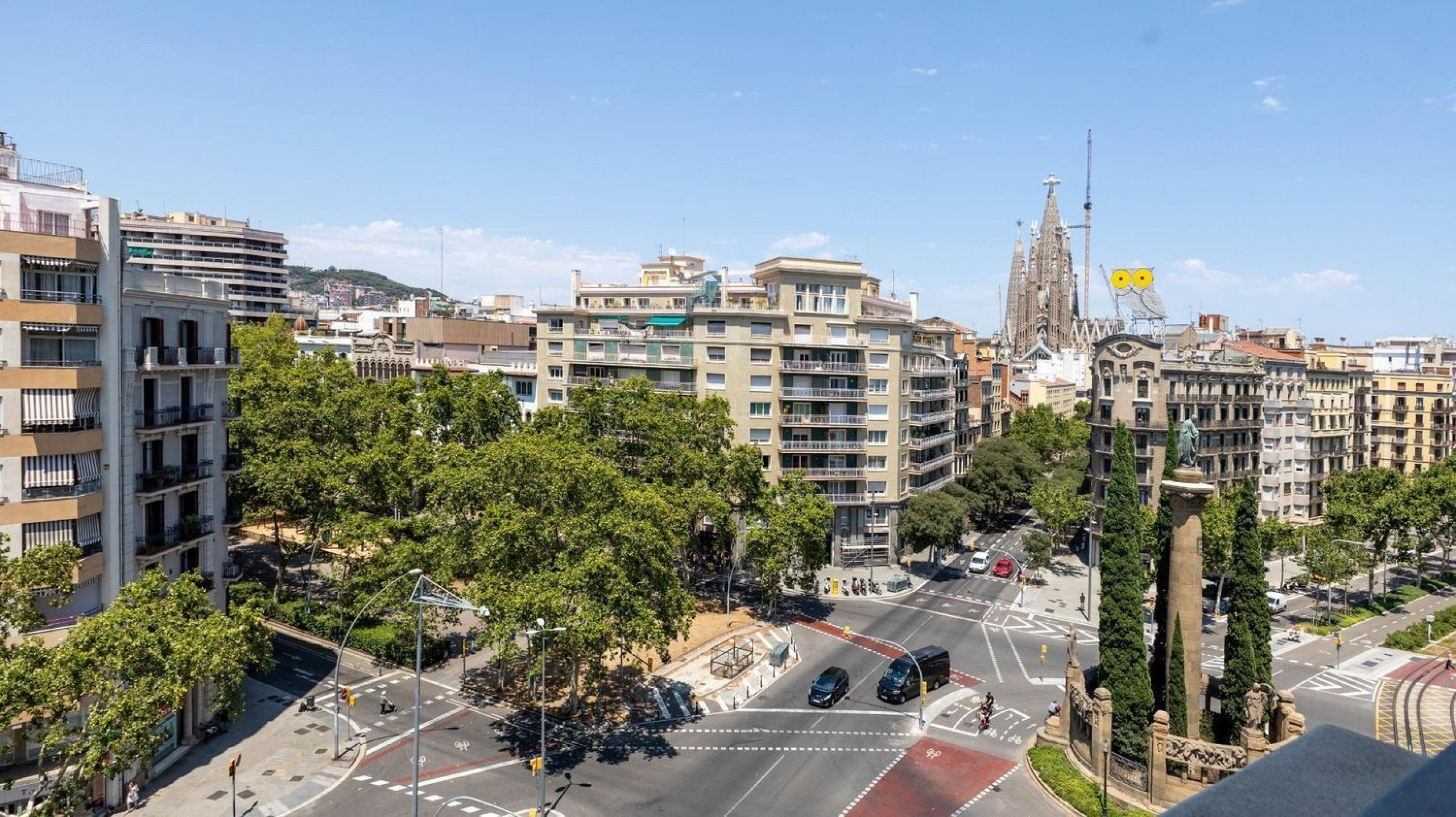Отремонтированная квартира с видом на Саграда Фамилия и парковкой – Diagonal / Passeig Sant Joan
