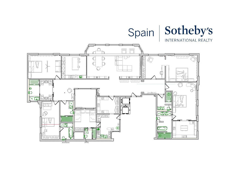 Просторная отремонтированная квартира с видом на Turó Park – Sant Gervasi-Galvany, Барселона. Фото:  51