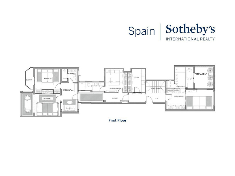 Duplex Penthouse with Expansive Terraces in Sant Gervasi-Galvany, Barcelona. Photo:  65