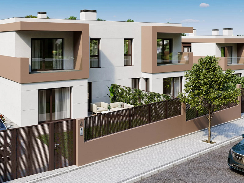 Stylish townhouses under construction in Calafell on the Costa Dorada. Photo:  3